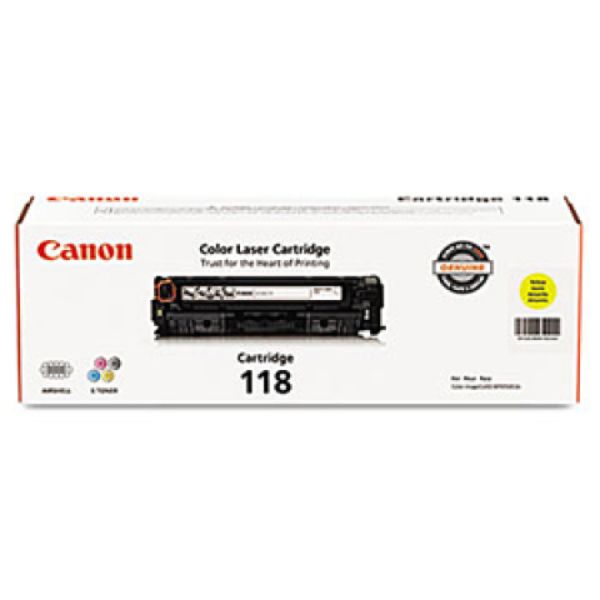 Picture of CANON TONER CARTRIDGE 118 YELLOW