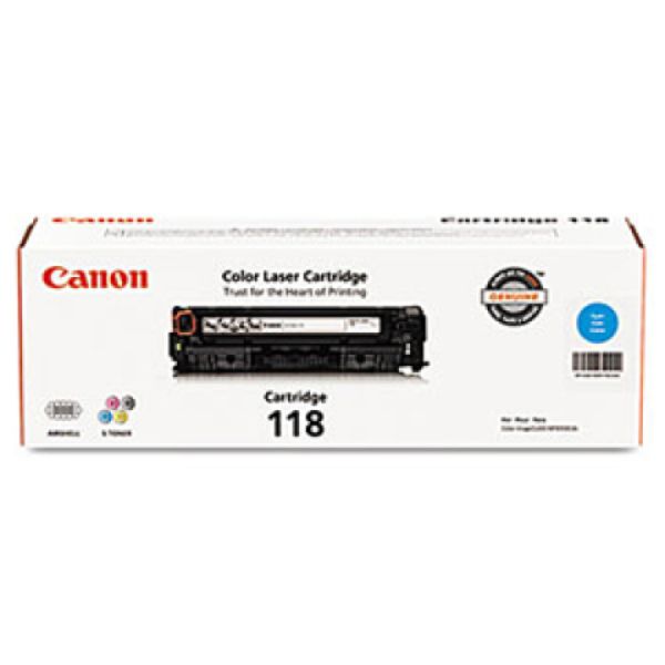 Picture of CANON TONER CARTRIDGE 118 CYAN