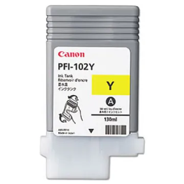 Picture of CANON 0898B001 PFI102Y YELLOW INK