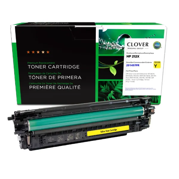 COMPATIBLE HP W2122X HIGH YIELD YELLOW TONER  (REUSED OEM CHIP)