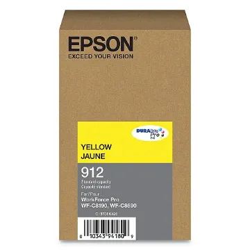 EPSON T912 DURABRITE PRO STANDARD YIELD YELLOW INK CARTRIDGE